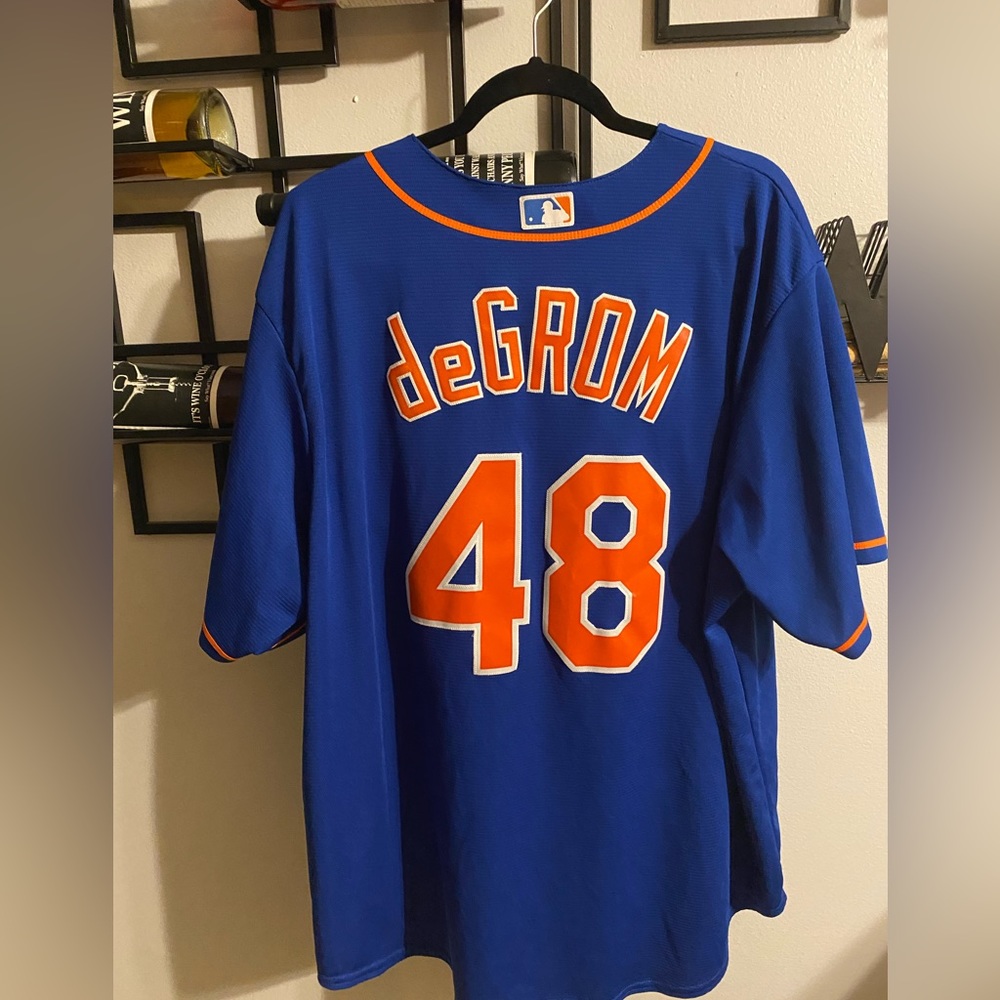 New York Mets Jacob deGrom Majestic Jersey